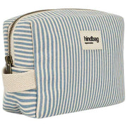 Borsa da toilette Hindbag Leon - strisce blu