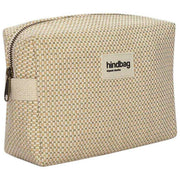 Borsa da toilette in tessuto Hindbag Leon - Beige nudo