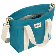 Borsa a tracolla Hindbag Louise Square - Blu pavone