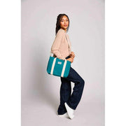 Borsa a tracolla Hindbag Louise Square - Blu pavone