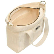 Borsa a tracolla Hindbag Louise Square - Velluto beige