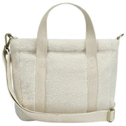 Borsa a tracolla Hindbag Louise Square Teddy - Bianco artico