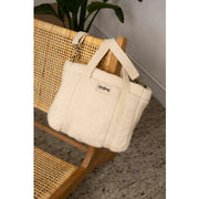 Borsa a tracolla Hindbag Louise Square Teddy - Bianco artico