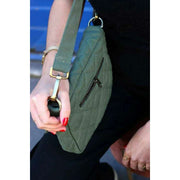 Borsa a tracolla trapuntata Hindbag Margault - verde oliva