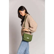Borsa a tracolla trapuntata Hindbag Margault - verde oliva