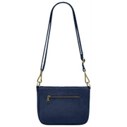 Borsa a tracolla Hindbag Margault - Velluto blu navy