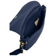Borsa a tracolla Hindbag Margault - Velluto blu navy