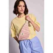 Marsupio Hindbag Olivia - Strisce rosse/rosa