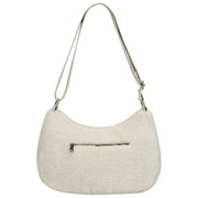 Borsa a tracolla grande Teddy Hindbag Rosa - Bianco artico