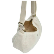 Borsa a tracolla grande Teddy Hindbag Rosa - Bianco artico