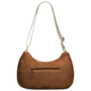 Borsa a tracolla grande Teddy Hindbag Rosa - Marrone