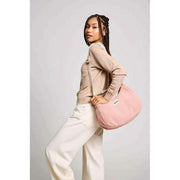 Borsa a tracolla Hindbag Rosa Teddy grande - Rosa cipria