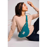 Marsupio grande Hindbag Sasha - Blu pavone