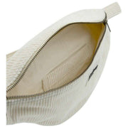 Marsupio grande Hindbag Sasha - Crema di velluto