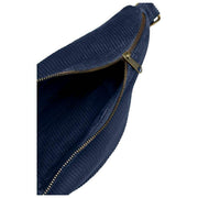 Marsupio grande Hindbag Sasha - Velluto blu navy
