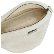Marsupio Hindbag Sasha grande Teddy - Bianco artico