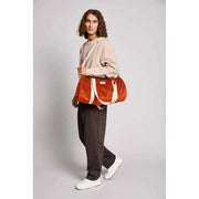 Borsone Simon Hindbag - Velluto mattone arancione