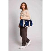 Borsone Simon Hindbag - Velluto blu navy
