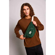 Marsupio Hindbag Sofia XL - Velluto verde pino