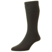 HJ Hall Wool Extra-Wide Softop Socks - Black