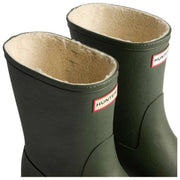 Stivali Wellington corti Hunter Downpour isolati - Verde oliva scuro