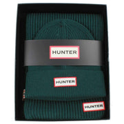 Hunter Jura Scarf and Beanie Gift Set - Hunter Green