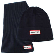 Hunter Jura Scarf and Beanie Gift Set - Night Sky Blue