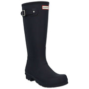 Stivali alti foderati in tartan Hunter Original - Nero/Oliva scura
