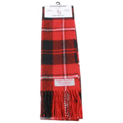 Sciarpa in lana d'agnello Ingles Buchan Cunningham - Rosso/Nero/Bianco