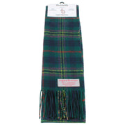 Sciarpa in lana d'agnello Ingles Buchan Kennedy - Verde/Giallo/Rosso