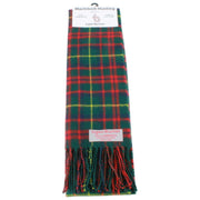 Sciarpa in lana d'agnello da caccia Ingles Buchan Maclntosh - Verde/Rosso/Giallo