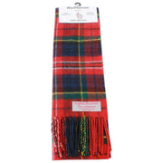 Sciarpa in lana d'agnello Ingles Buchan Macpherson - Rosso/Verde/Blu