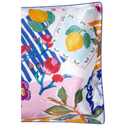 Federa in seta Amalfi Flint Jessica Russell - Blu/Bianco/Giallo