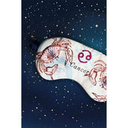 Maschera per occhi in seta Jessica Russell Flint Cancer - Bianco/Beige