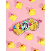 Jessica Russell Flint D for Duck Silk Eye Mask - Rosa/Giallo