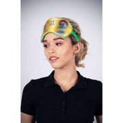 Maschera per gli occhi in seta Flint Gemini di Jessica Russell - Giallo/Bianco