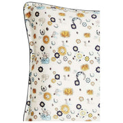 Federa in seta Jessica Russell Flint Kiss the Sky - Bianco/Giallo/Blu