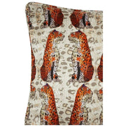 Federa in seta Jessica Russell Flint Little Leopards - Bianco/Marrone