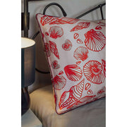 Federa in seta Jessica Russell Flint Shells - Rosso/Rosa