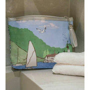 Borsa per il trucco Jessica Russell Flint St Ives - Blu/Verde/Bianco