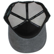 Cappello da camionista in gomma John Hatter Badass - Grigio/Nero/Verde