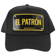 Cappello da camionista in alluminio John Hatter El Patron - Nero