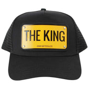 Cappello da camionista in alluminio John Hatter The King - Nero/Giallo