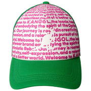 Cappello Trucker Kangol Fine Print - Verde