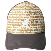 Cappello Trucker Kangol Fine Print - Grigio