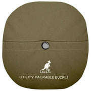Cappello da pescatore ripiegabile multiuso Kangol - Verde oliva scuro