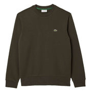 Lacoste Organic Brushed Cotton Sweatshirt - Sapwood Green