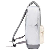 Lefrik Capsule Stripes Concrete Block Backpack - Grey/Light Grey/Cream