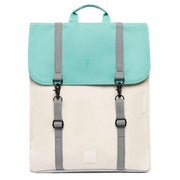 Lefrik Handy Block Stripes Backpack - Cala Green/Cream