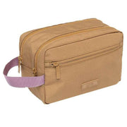 Lefrik Kei Ripstop Double Wash Bag - Toffee Brown